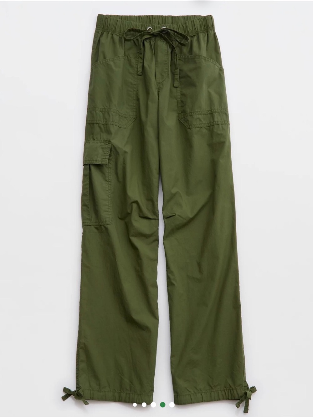 Aerie Avenue Baggy Cargo Utility Pant Olive Green (M/8) - Picture 5 of 15